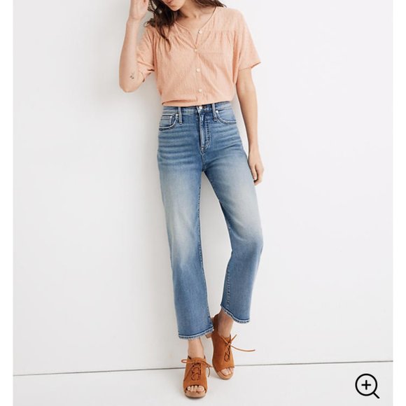 Madewell Denim - NWOT Madewell Slim Wide-Leg Crop Jeans (29)